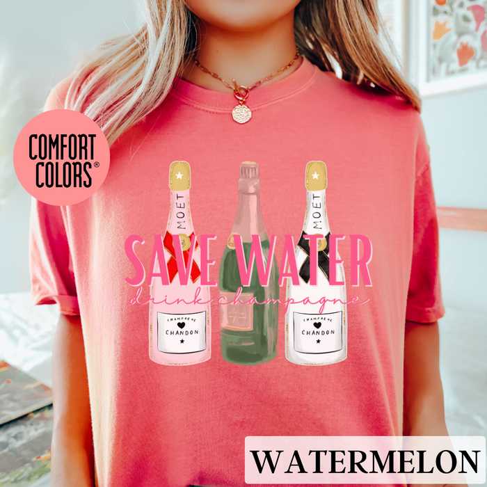 Save Water Drink Champagne Shirt