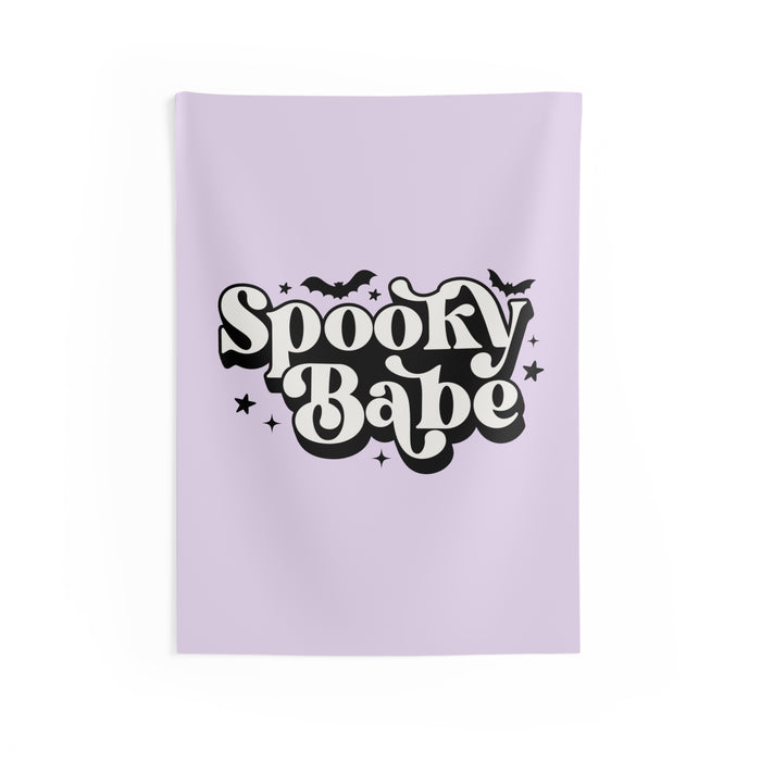 Spooky Baby Banner - Purple