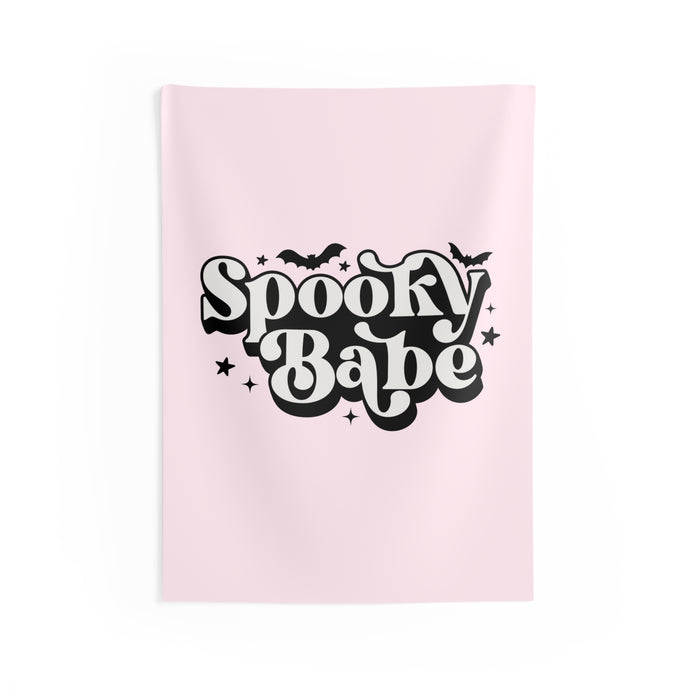 Spooky Babe Banner - Pink