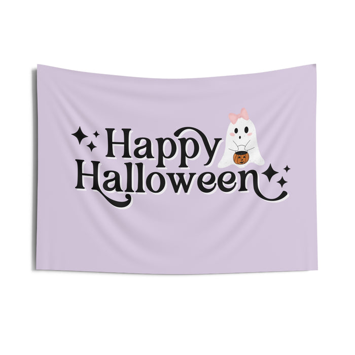 Happy Halloween Banner - Purple