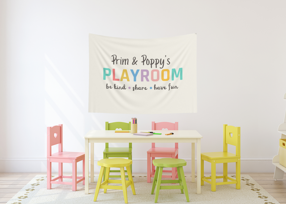 Personalized Playroom Banner