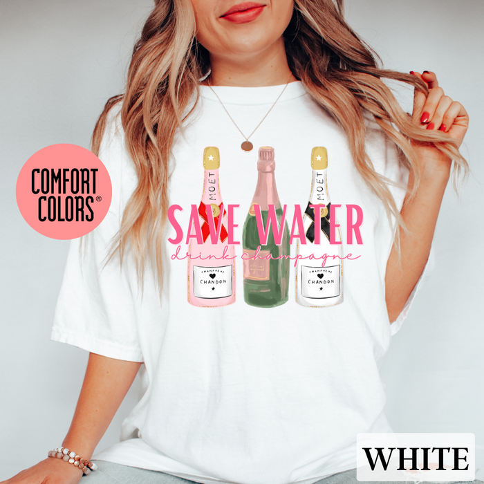 Save Water Drink Champagne Shirt