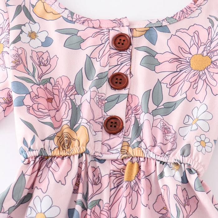 Mellie Floral Button Jumpsuit