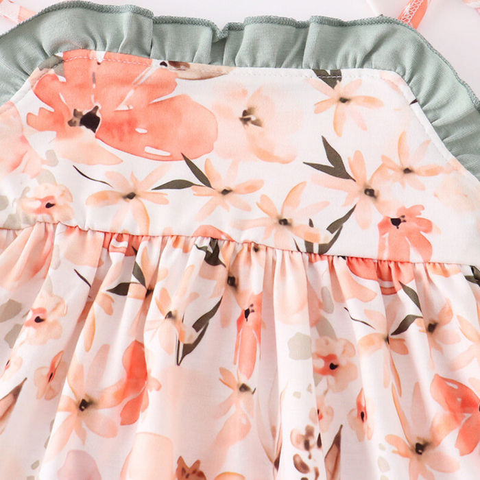 Sage Floral Dress