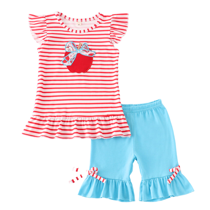 Red & Blue Back To school  Set