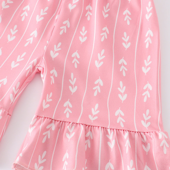 Teal & Pink Floral Short Set