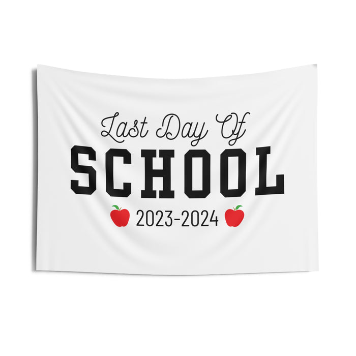 Black & White Last Day of School 2023 Banner