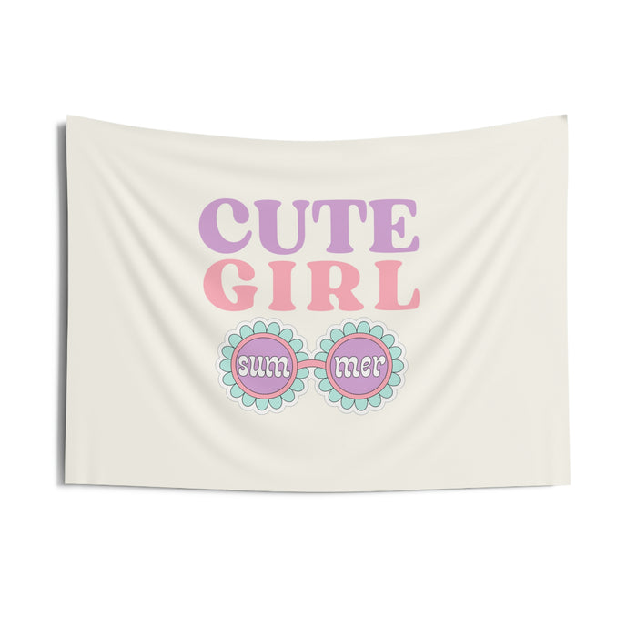 Cute Girl Summer Shades Banner