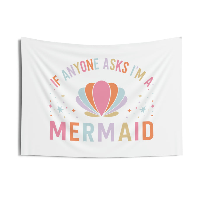 I'm A Mermaid Banner - Multicolor
